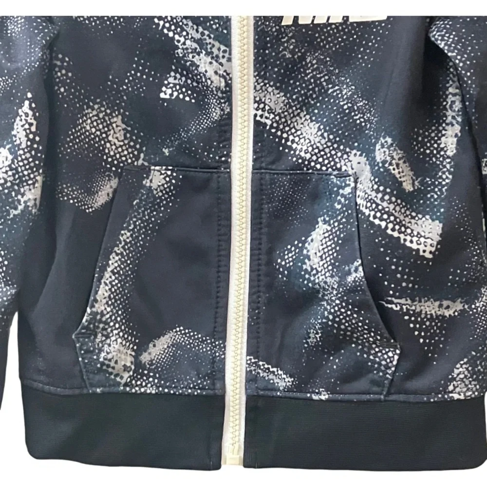 NIKE Boys Track Full Zip LOGO Jacket SZ 4 (X-Small) Pockets Multicolored Spring